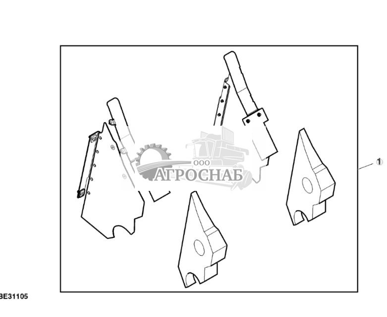 Комплект для самостоятельной установки, направляющие пластины - ST747241 66.jpg